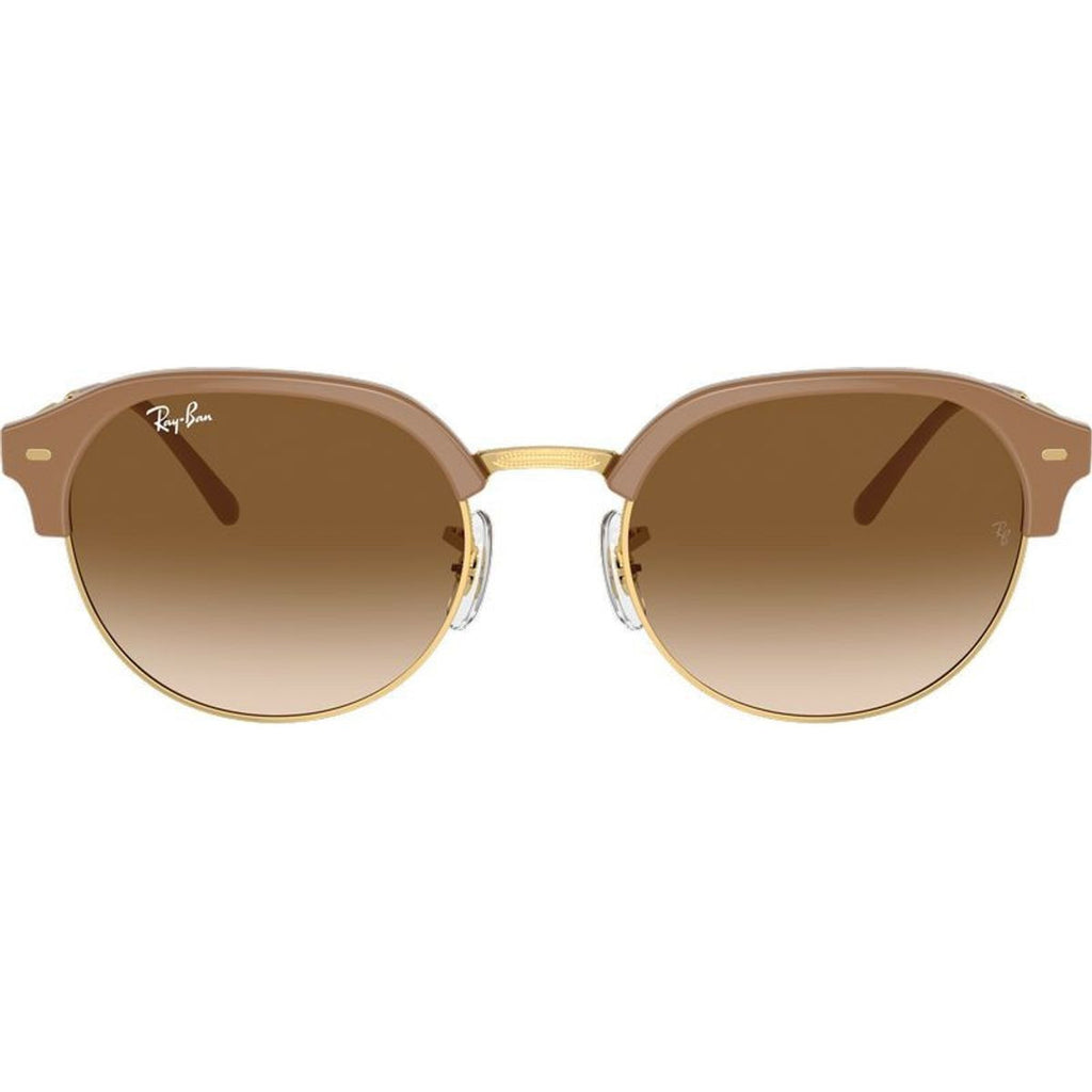 RB4429, Beige on Arista/Light Brown Gradient Glass Lenses 55 Eye Size