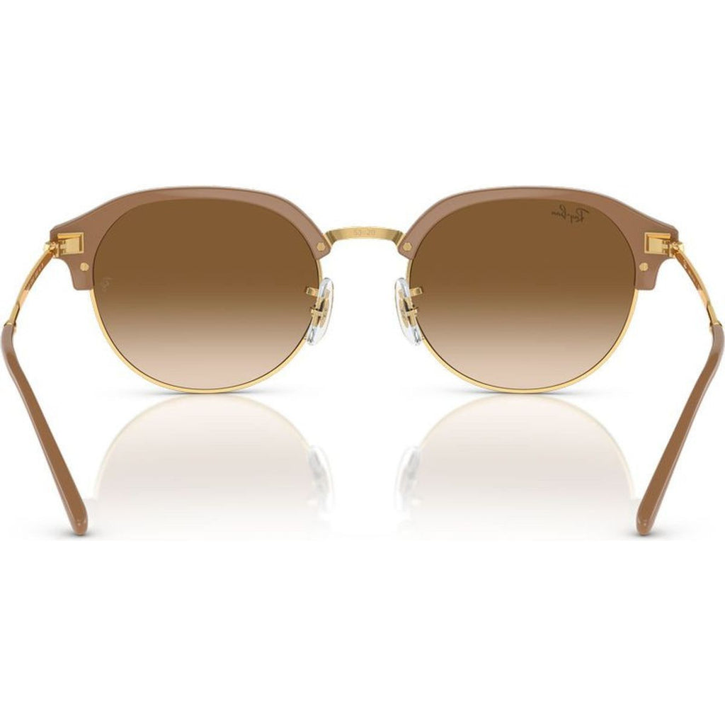 RB4429, Beige on Arista/Light Brown Gradient Glass Lenses 55 Eye Size