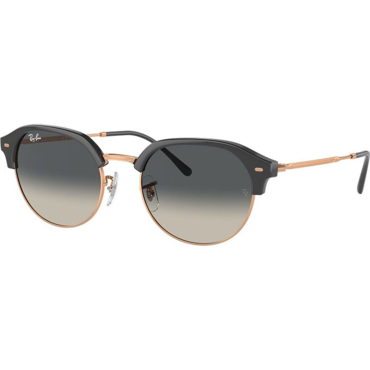 RB4429, Dark Grey on Rose Gold/Grey Gradient Glass Lenses 55 Eye Size