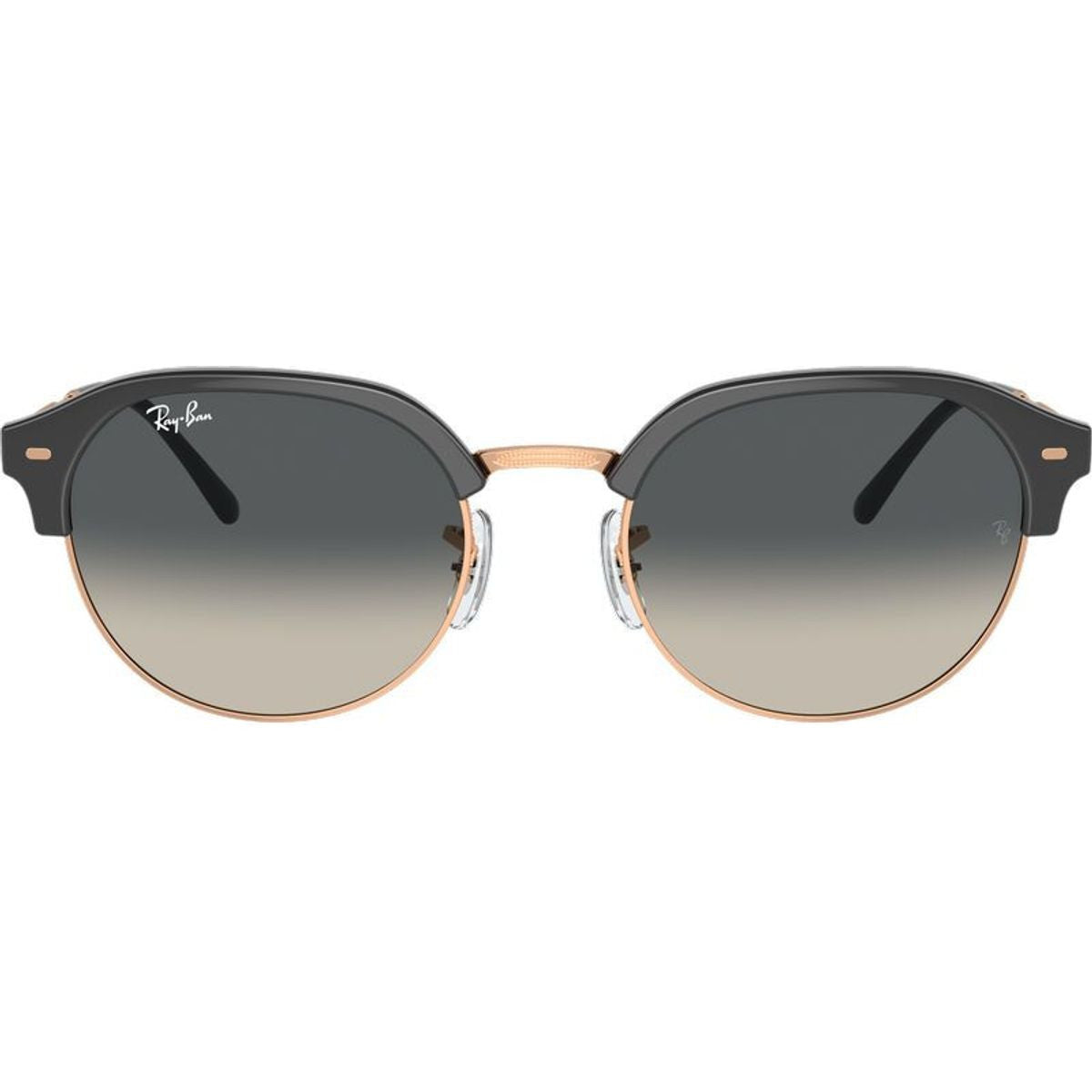 RB4429, Dark Grey on Rose Gold/Grey Gradient Glass Lenses 55 Eye Size