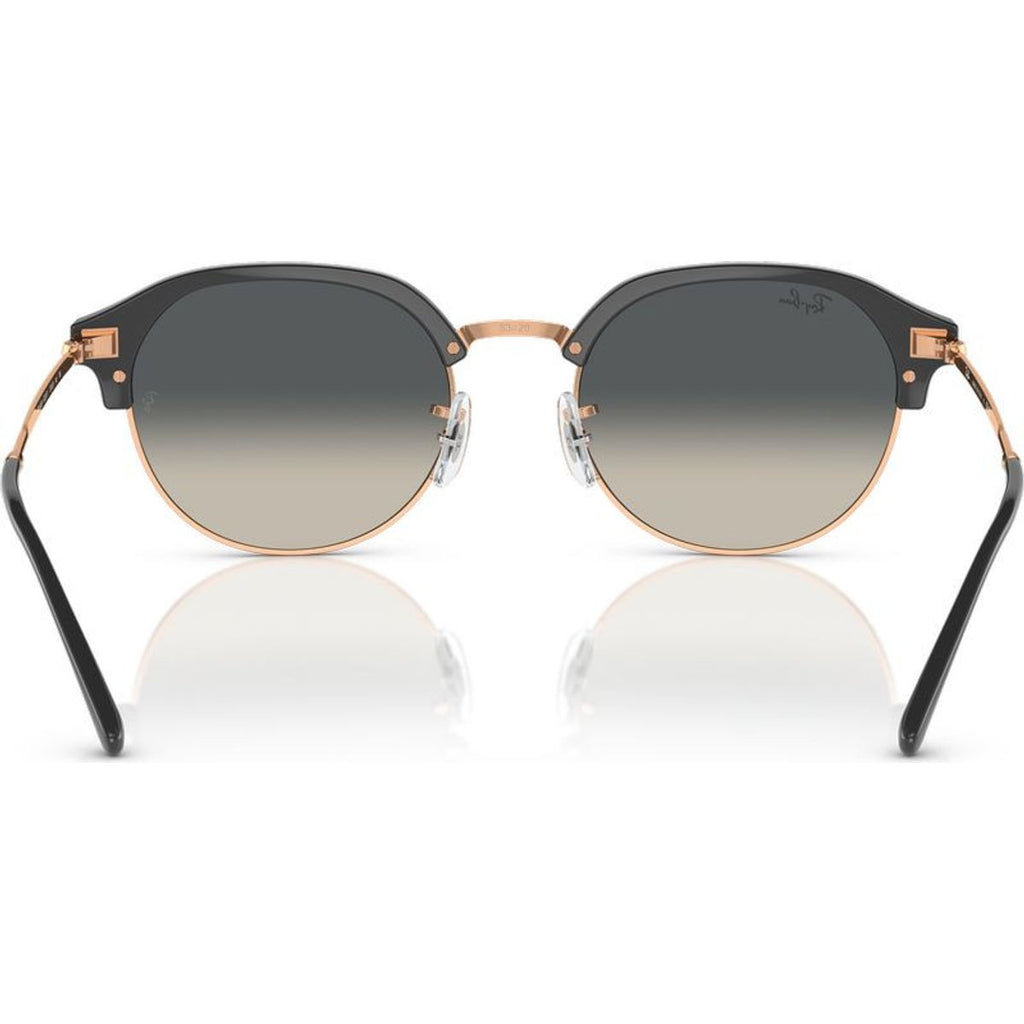 RB4429, Dark Grey on Rose Gold/Grey Gradient Glass Lenses 55 Eye Size