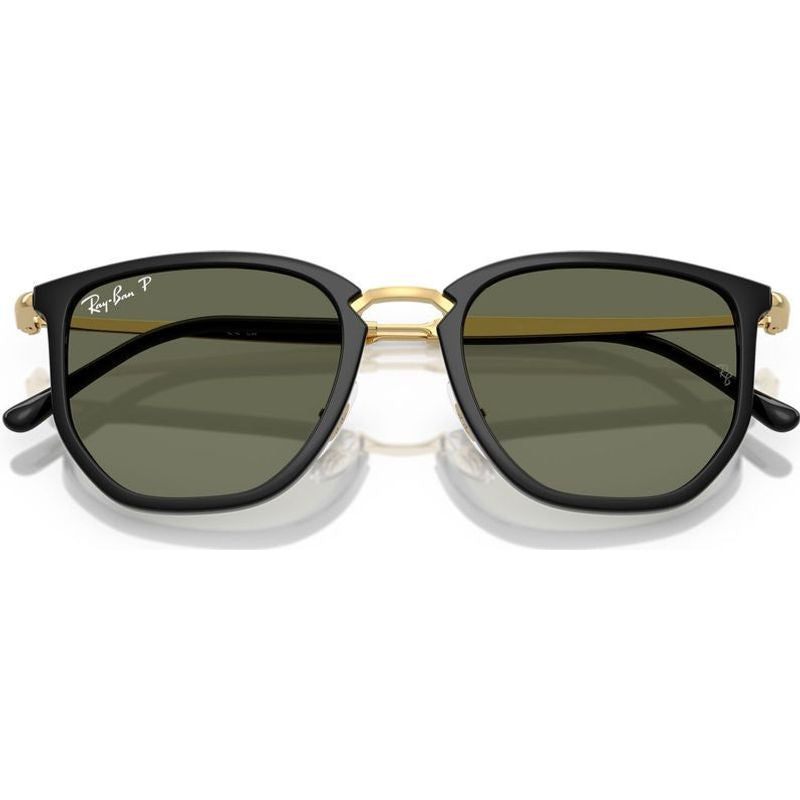RB4451, Black/Green Glass Polarised Lenses 53 Eye Size