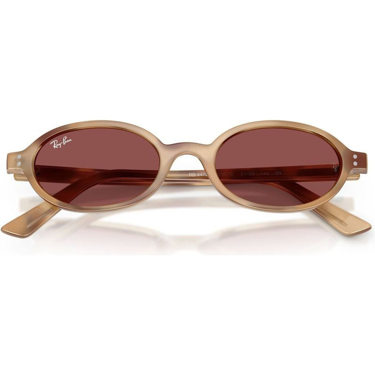 RB4472, Cream Havana/Dark Violet Lenses 51 Eye Size