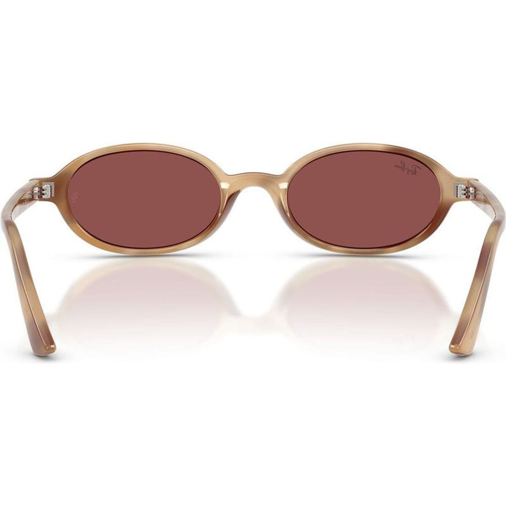 RB4472, Cream Havana/Dark Violet Lenses 51 Eye Size