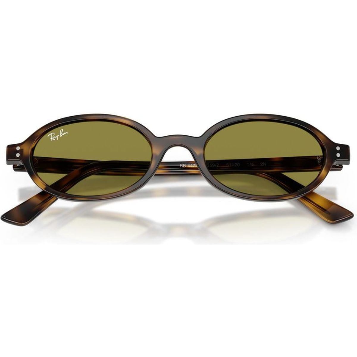RB4472, Havana/Green Lenses 51 Eye Size
