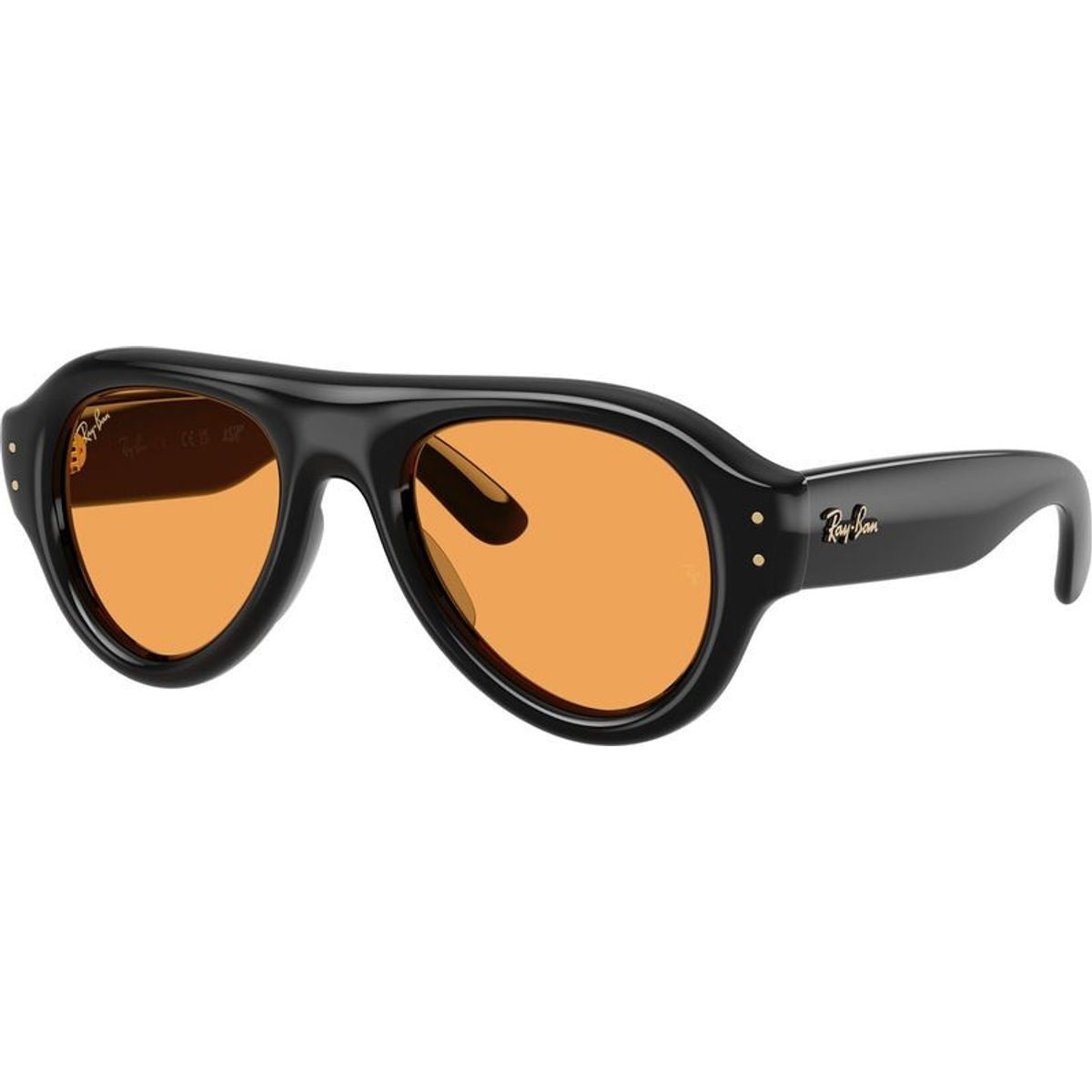 RB4925, Black/Orange Lenses 52 Eye Size