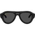 RB4925, Black/Ultra Black Lenses 52 Eye Size