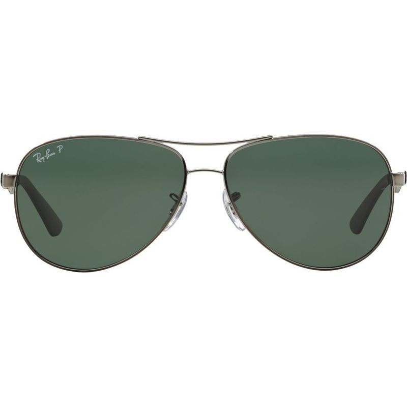 RB8313, Gunmetal/Green Polarised Lenses 61 Eye Size