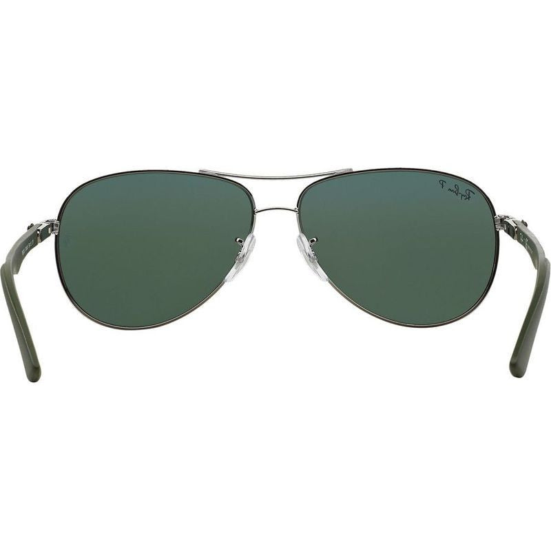 RB8313, Gunmetal/Green Polarised Lenses 61 Eye Size
