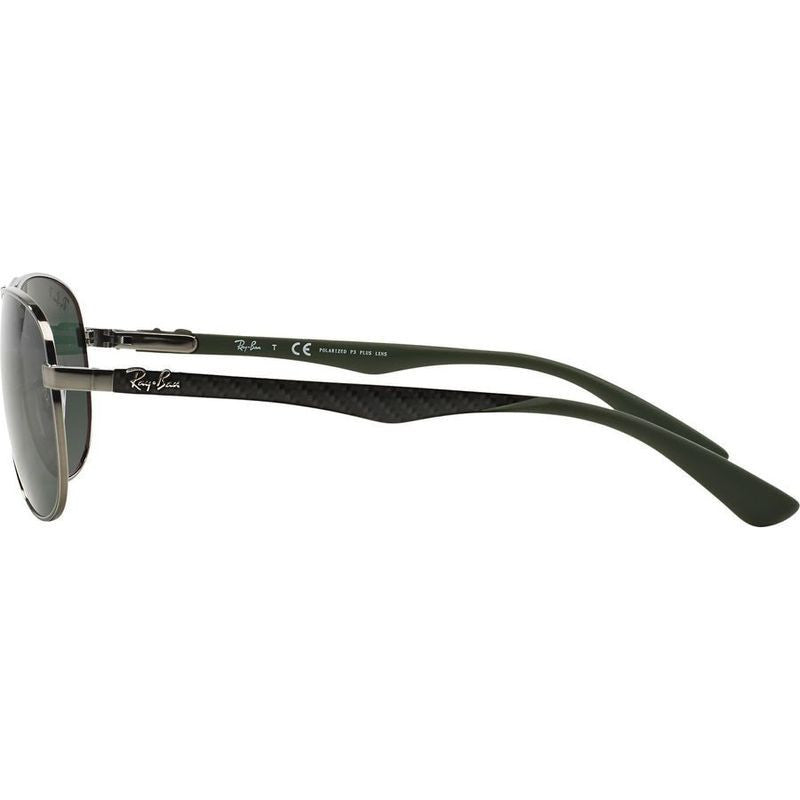 RB8313, Gunmetal/Green Polarised Lenses 61 Eye Size