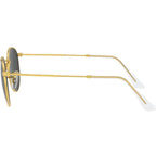Round Metal RB3447, Gold/Black Polarised Glass Lenses 50 Eye Size