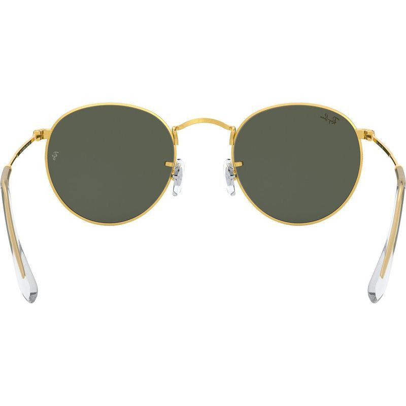 Round Metal RB3447, Legend Gold/Green Glass Lenses 53 Eye Size