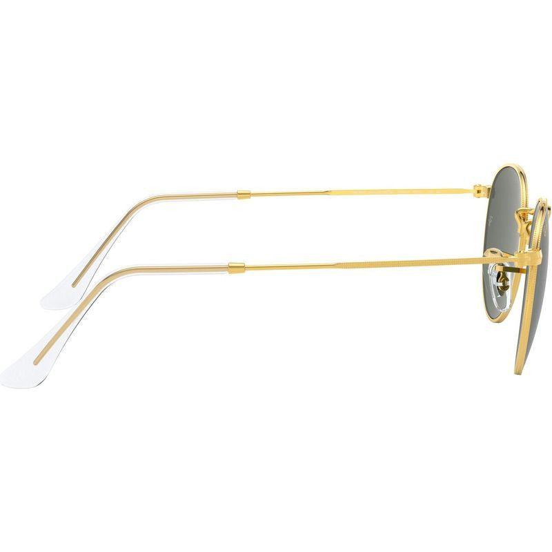 Round Metal RB3447, Legend Gold/Green Glass Lenses 50 Eye Size
