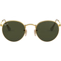 Round Metal RB3447, Arista/Green Glass Lenses 53 Eye Size