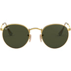 Round Metal RB3447, Arista/Green Glass Lenses 50 Eye Size