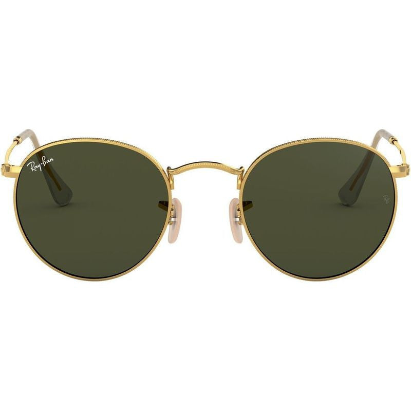 Round Metal RB3447, Arista/Green Glass Lenses 50 Eye Size