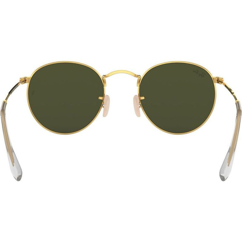 Round Metal RB3447, Arista/Green Glass Lenses 50 Eye Size