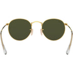 Round Metal RB3447, Arista/Green Glass Lenses 53 Eye Size