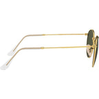 Round Metal RB3447, Arista/Green Glass Lenses 50 Eye Size