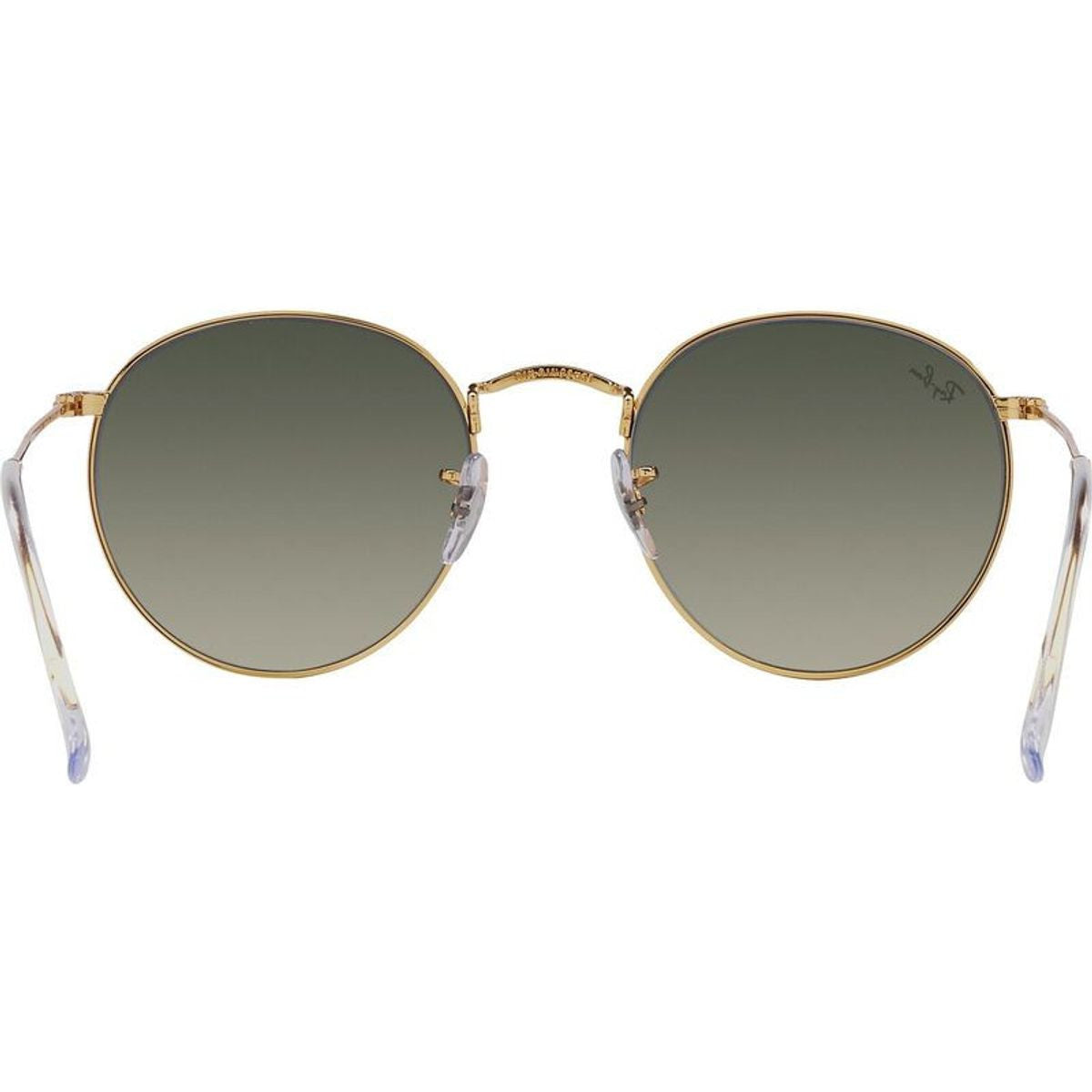 Round Metal RB3447, Gold/Grey Gradient Glass Lenses 53 Eye Size
