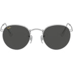 Round Metal RB3447, Silver/Dark Grey Glass Lenses 50 Eye Size