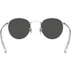 Round Metal RB3447, Silver/Dark Grey Glass Lenses 53 Eye Size