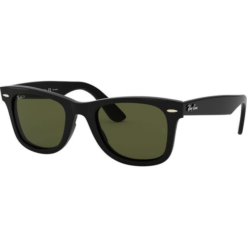 Wayfarer Ease RB4340, Black/Green Polarised Glass Lenses