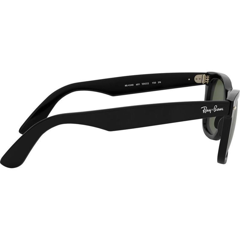 Wayfarer Ease RB4340, Black/Green Glass Lenses