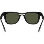 Wayfarer Folding RB4105, Black/Green Glass Lenses 50 Eye Size