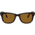 Wayfarer Folding RB4105, Light Havana/Brown Glass Lenses 50 Eye Size