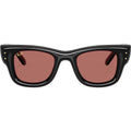 Wayfarer Puffer RB4940, Black/Dark Violet Lenses 47 Eye Size