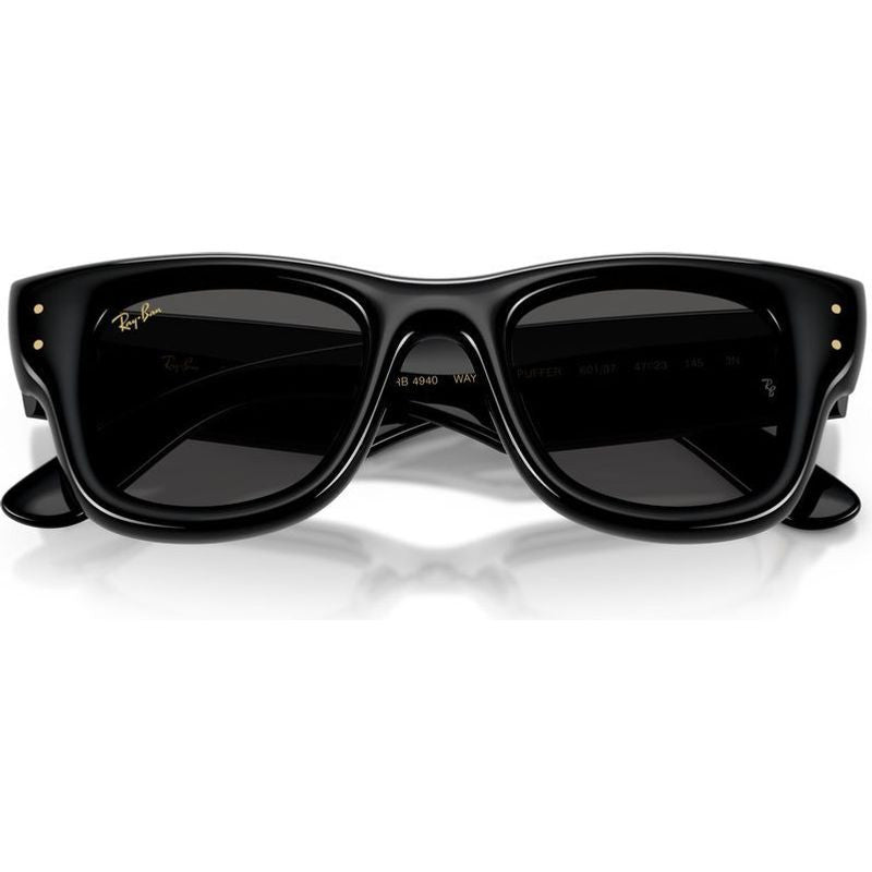 Wayfarer Puffer RB4940, Black/Ultra Black Lenses 47 Eye Size