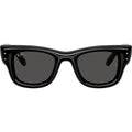 Wayfarer Puffer RB4940, Black/Ultra Black Lenses 50 Eye Size