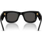Wayfarer Puffer RB4940, Black/Ultra Black Lenses 50 Eye Size