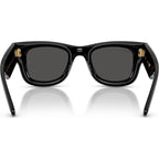 Wayfarer Puffer RB4940, Black/Ultra Black Lenses 47 Eye Size
