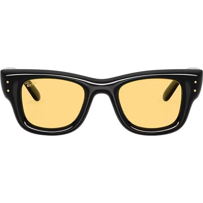 Wayfarer Puffer RB4940, Black/Yellow Lenses 47 Eye Size