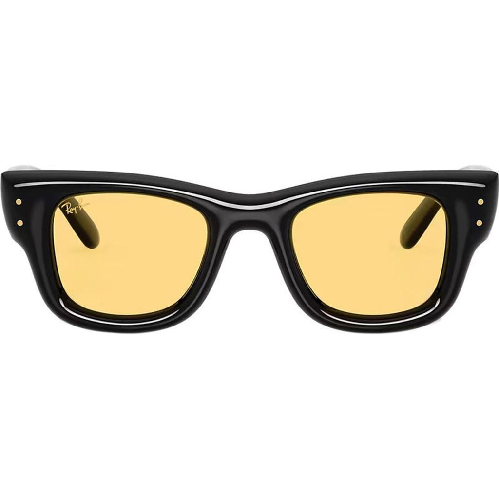 Wayfarer Puffer RB4940, Black/Yellow Lenses 50 Eye Size
