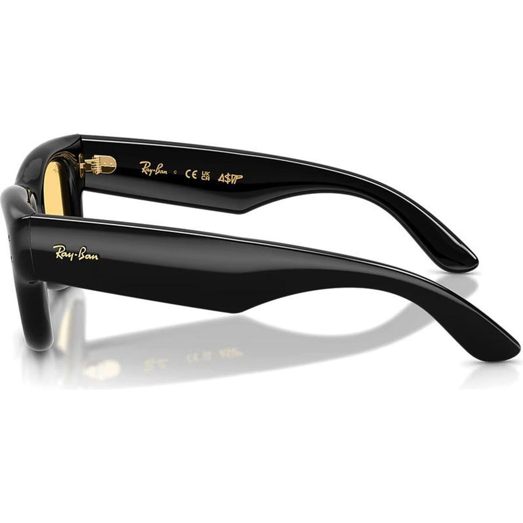 Wayfarer Puffer RB4940, Black/Yellow Lenses 47 Eye Size