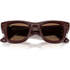 Wayfarer Puffer RB4940, Dark Brown/Dark Brown Lenses 47 Eye Size