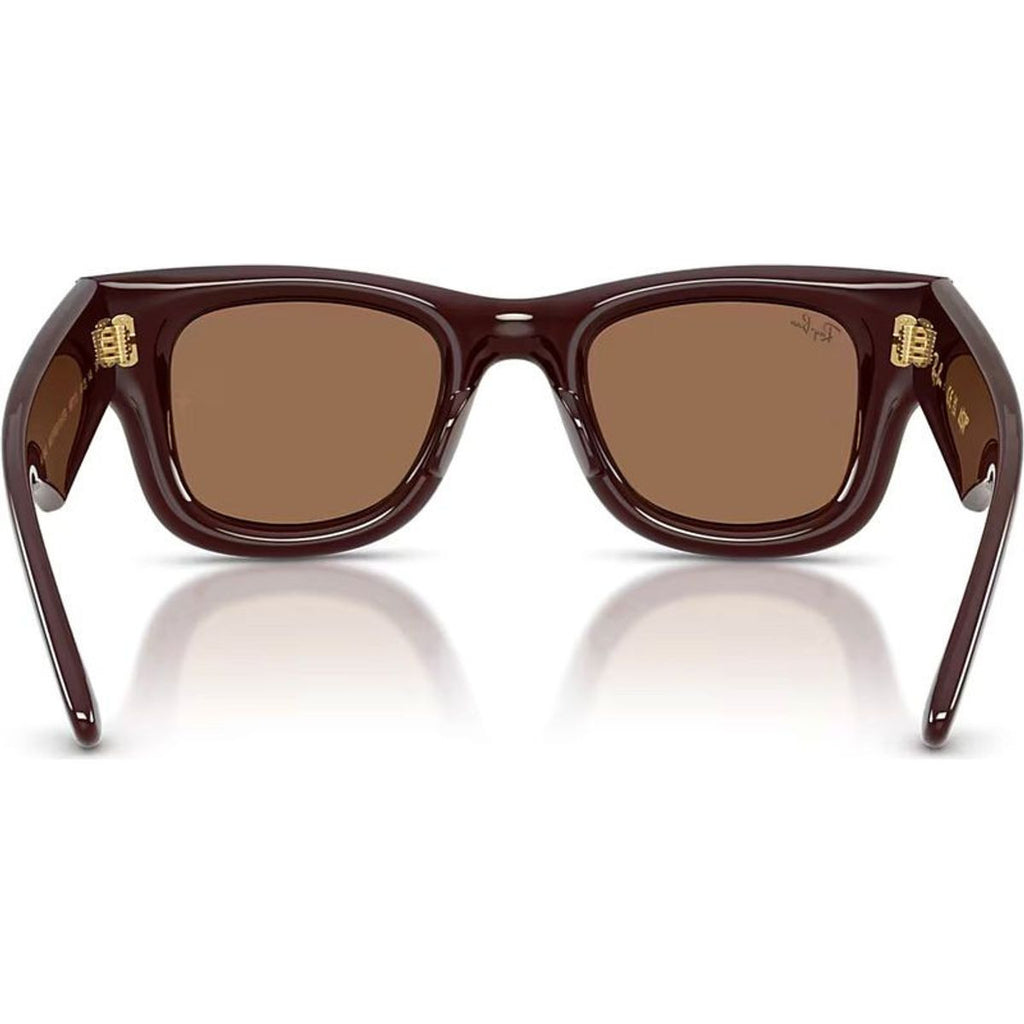 Wayfarer Puffer RB4940, Dark Brown/Dark Brown Lenses 47 Eye Size