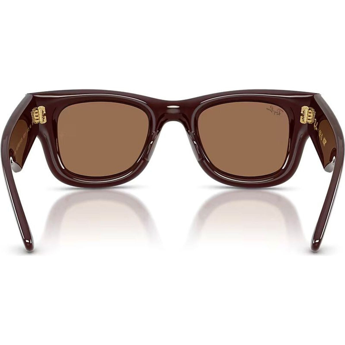 Wayfarer Puffer RB4940, Dark Brown/Dark Brown Lenses 47 Eye Size