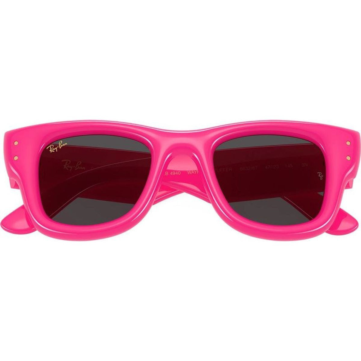 Wayfarer Puffer RB4940, Fuchsia/Ultra Black Lenses
