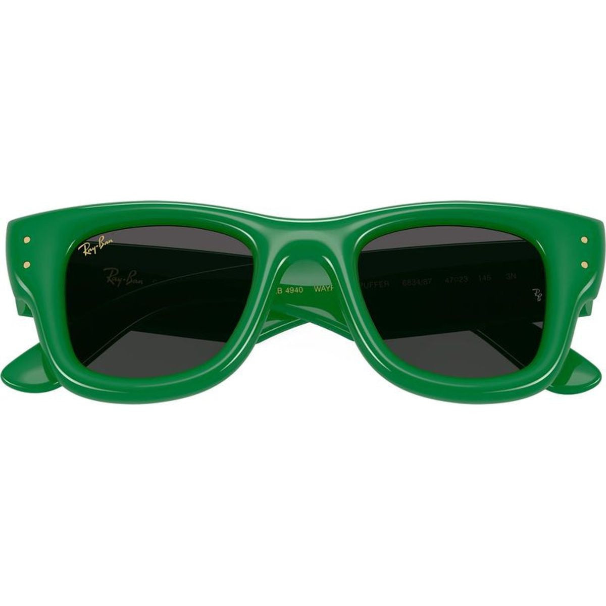 Wayfarer Puffer RB4940, Green/Ultra Black Lenses