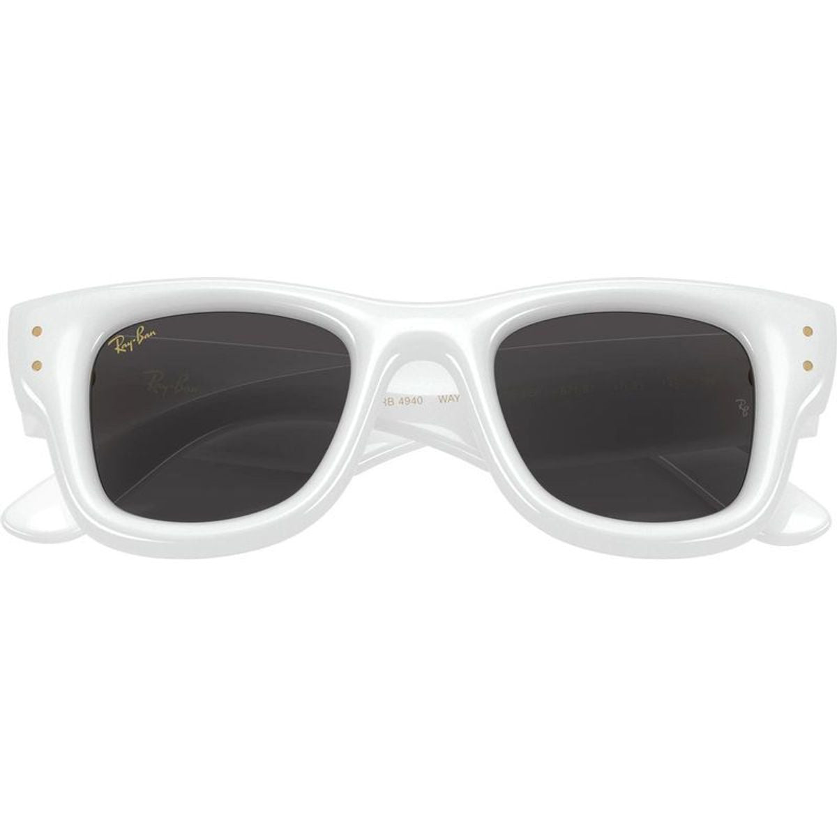 Wayfarer Puffer RB4940, White/Ultra Black Lenses