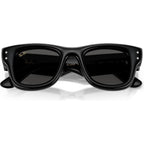 Wayfarer Puffer RB4940B, Black and Strass/Dark Grey Lenses