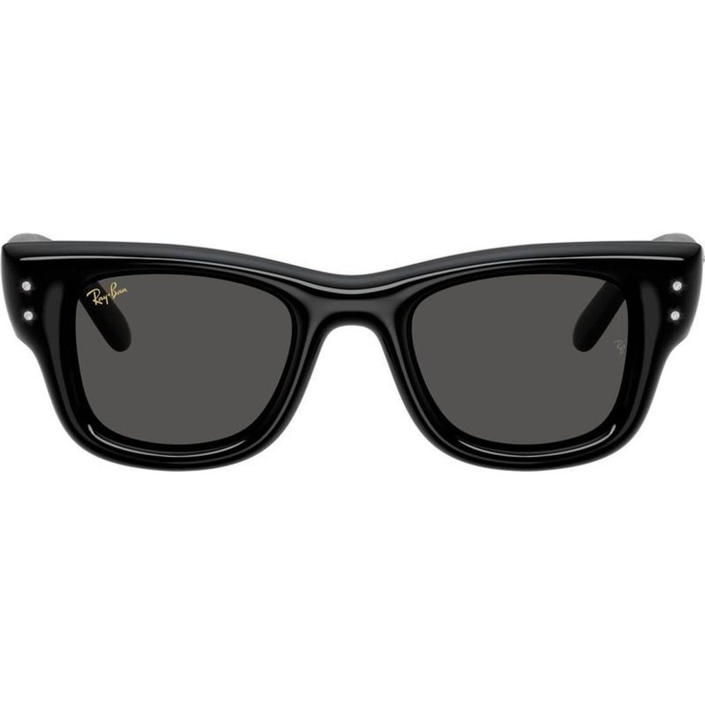 Wayfarer Puffer RB4940B, Black and Strass/Dark Grey Lenses