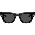 Wayfarer Puffer RB4940B, Black and Strass/Dark Grey Lenses