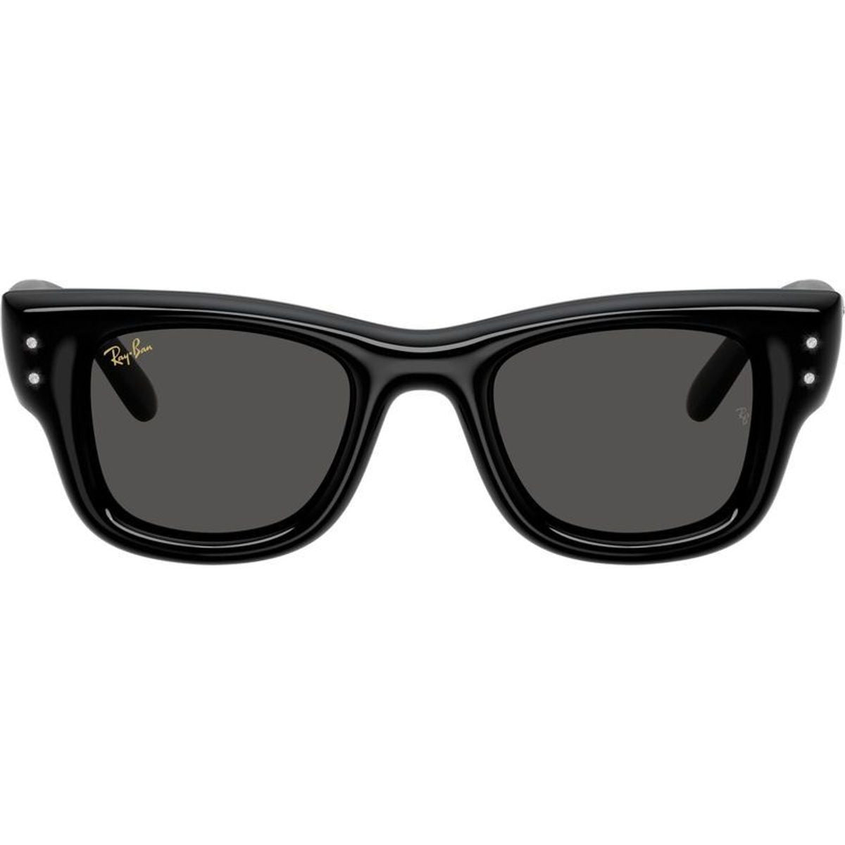 Wayfarer Puffer RB4940B, Black and Strass/Dark Grey Lenses