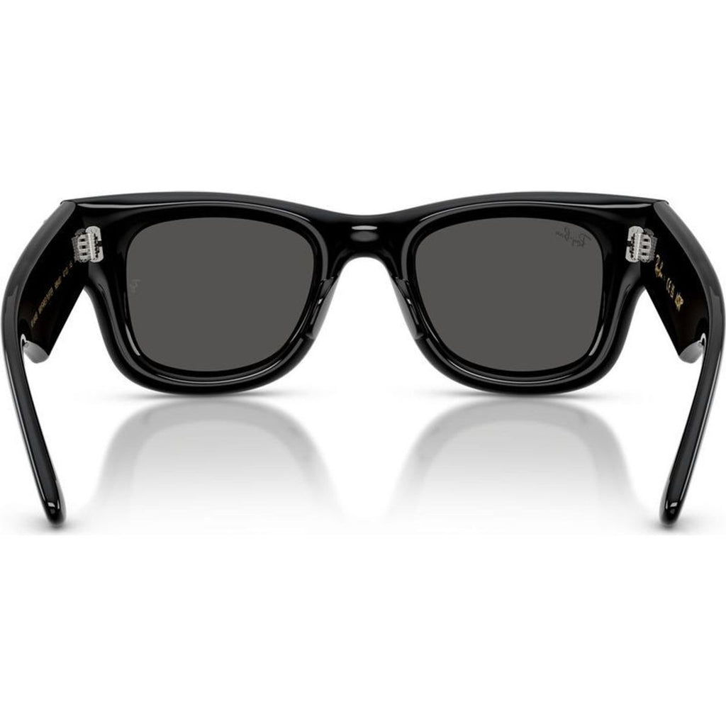 Wayfarer Puffer RB4940B, Black and Strass/Dark Grey Lenses