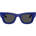 Wayfarer Puffer RB4940B, Blue and Strass/Dark Grey Lenses